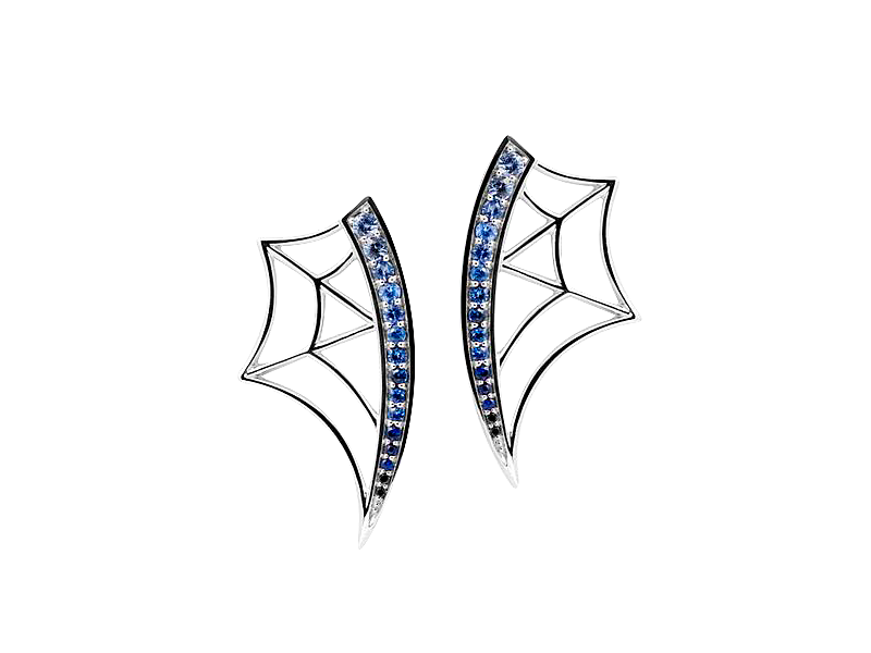 Blue Sapphire Earrings