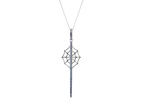 Blue Sapphire Pendant Necklace