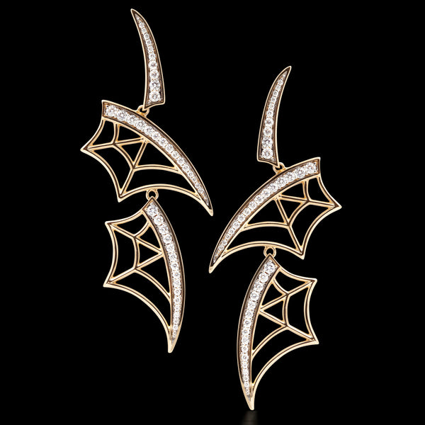 Gold Diamond Earrings